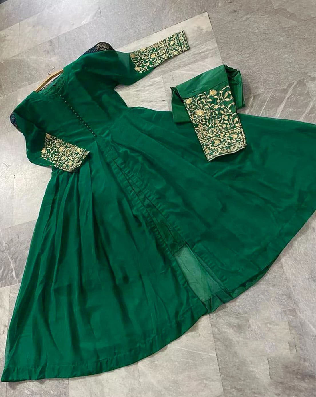 Both Sided Embroidered on Sleeves & Trouser 2PCs