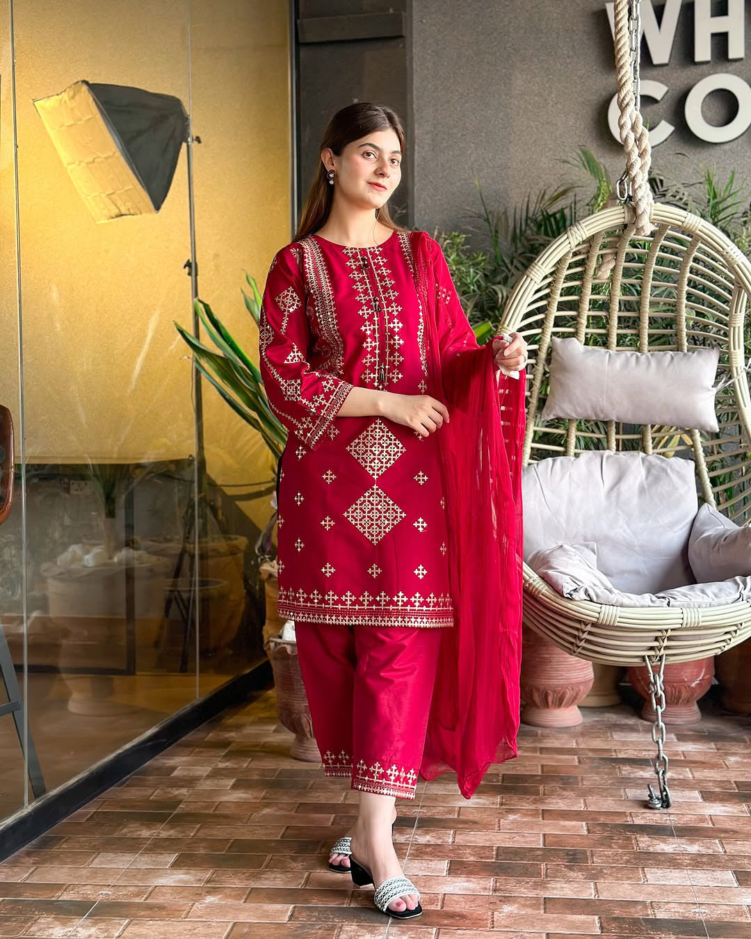 Eid 2026 Arrival Heavy Sequence Embroidered 3PCs