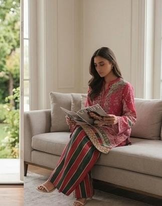 GULNAAR BLOOM FARSHI CORD SET