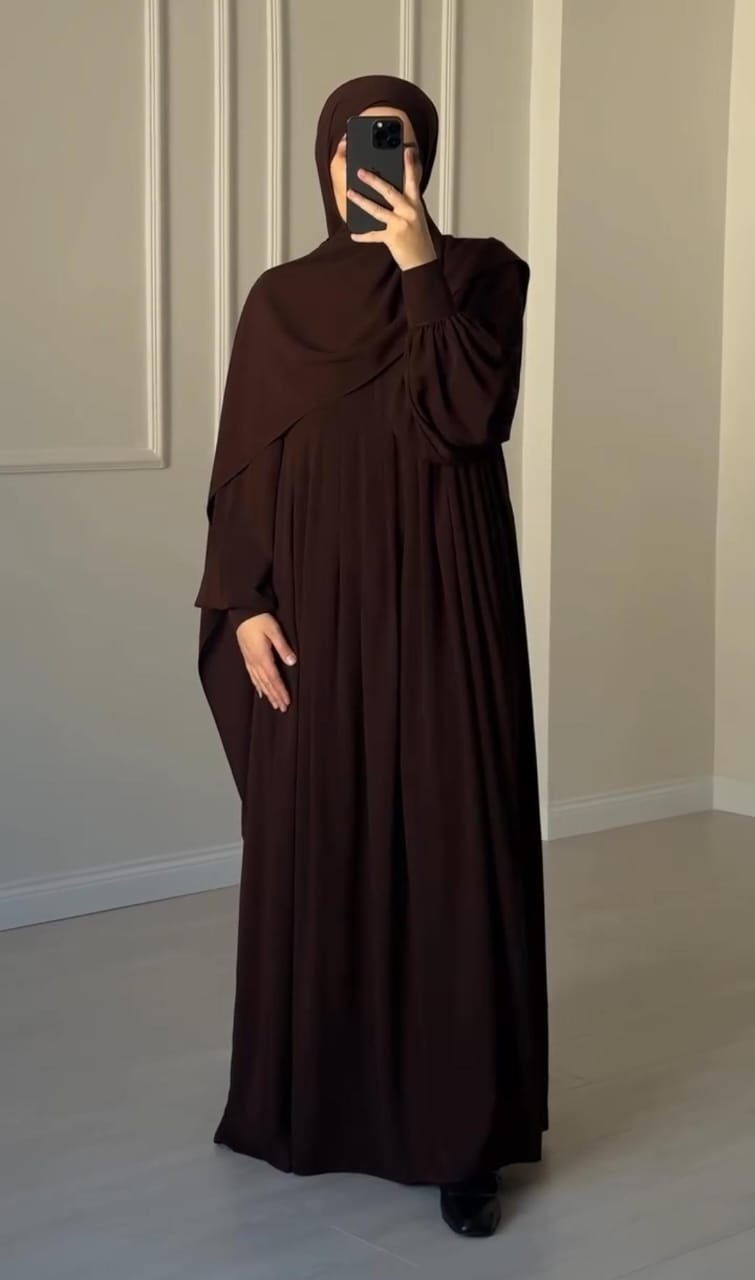 Brown Abaya with Stroller&nbsp;