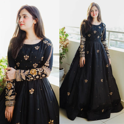 EMBRODERY BOTI MAXI WITH TROUSER