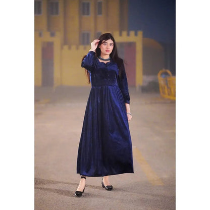 Velvet Button Frock