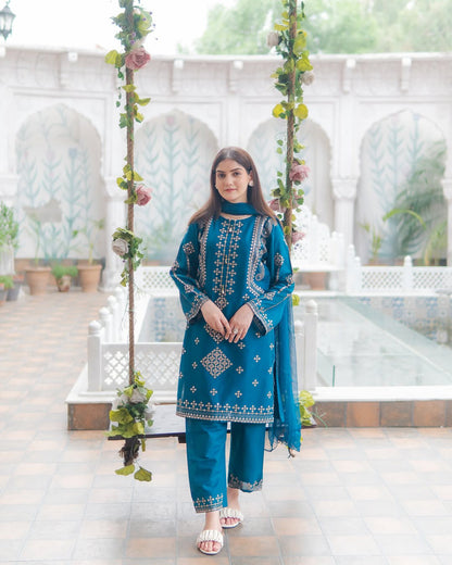 Eid 2026 Arrival Heavy Sequence Embroidered 3PCs