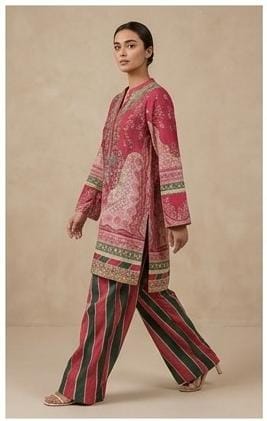 GULNAAR BLOOM FARSHI CORD SET
